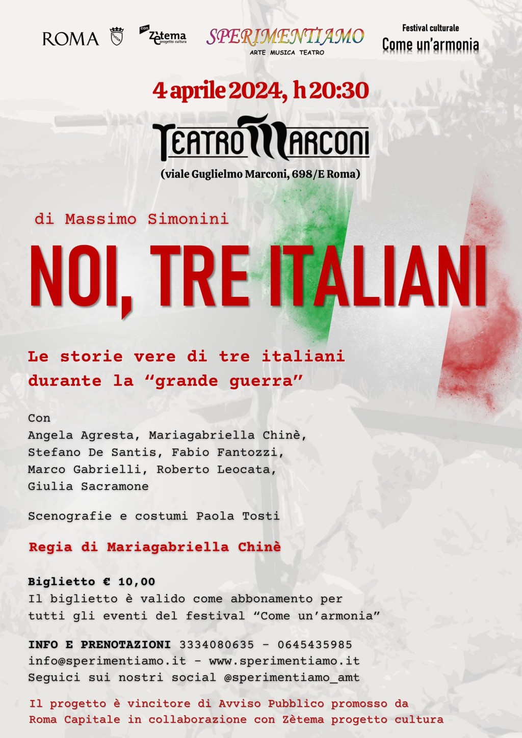 NOI, TRE ITALIANI'